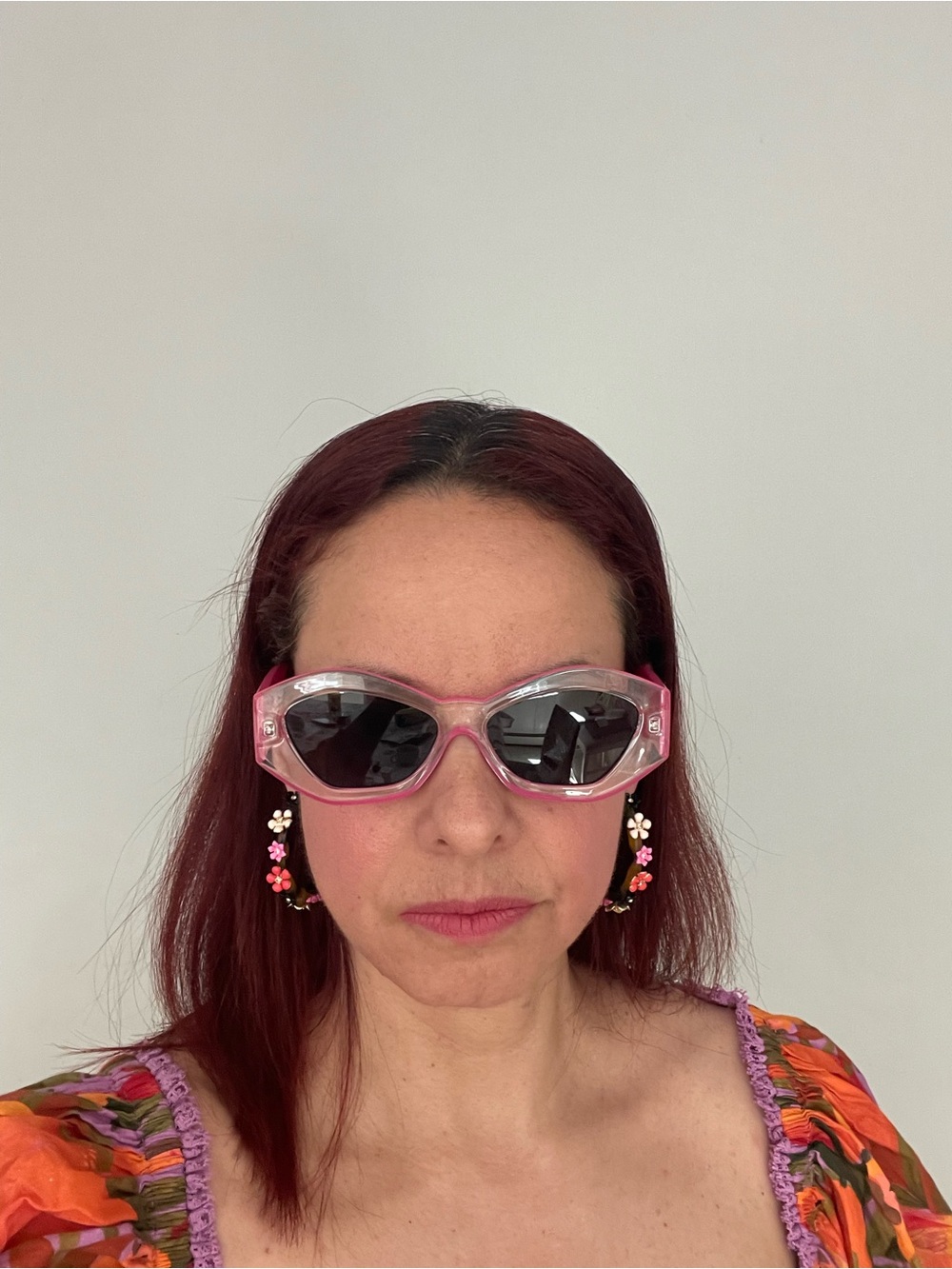 Le Specs “The Ginchiest” Sunglasses in Pink - Picture 9 of 10